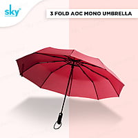 3FOLD AOC MONO SKY UMBRELLA  | (Pack of 12pcs) | INR 300/piece
