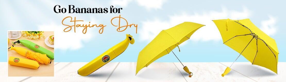 MINI BANANA UMBRELLAS