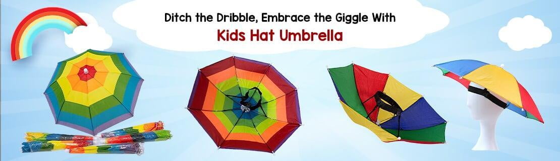kids hat umbrella collection by sky umbrella india