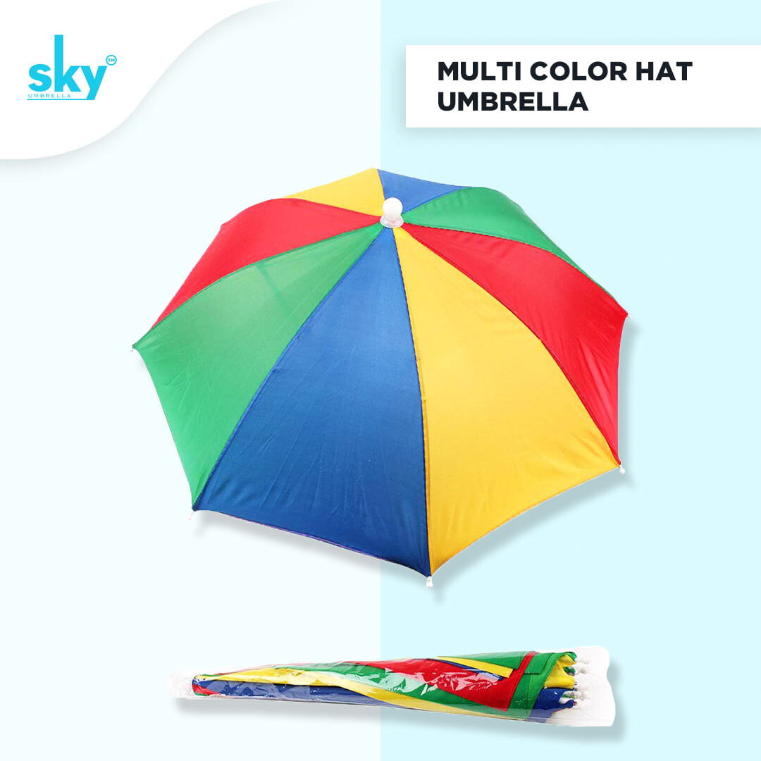 KIDS RAINBOW HAT UMBRELLA BY SKY UMBRELLA MANUFACTURERS INDIA