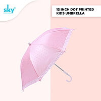12Inch Dot Print Kids Umbrella | (Pack of 6pcs) | 12inch - INR 80/piece | 17inch - INR 120/piece