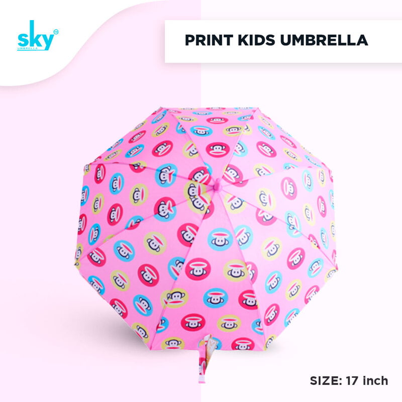 17inch Print Kids Umbrella (6pcs Pack)