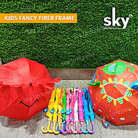 Fancy Fiber Frame 3D Design Kids Umbrella | (Pack of 12pcs) | INR 280/piece