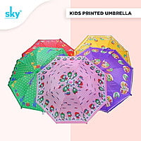 PRINTED KIDS UMBRELLA | (Pack of 6pcs) | 17inch - INR 100/piece