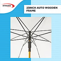 23inch Auto Wooden Frame Sky Umbrella | (Pack of 6pcs) | INR 210/piece