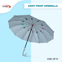 25*12 Army Print Umbrella (6pcs Pack)