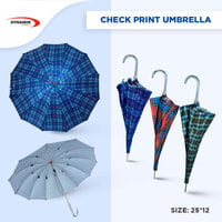 25*12 Check Print Umbrella (6pc Pack) 25*12 Check Print Umbrella (6pc Pack)