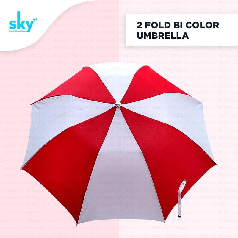 2fold Bi Color Umbrella | (Pack of 12pcs) | INR 115/piece