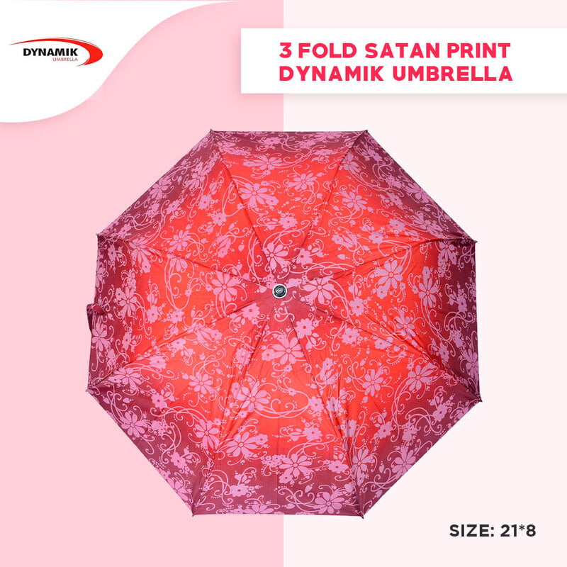 3Fold Satan Print Dynamik Umbrella