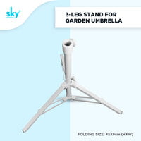 3-Leg Stand for Garden Umbrella (6pcs Pack) 3-Leg Stand for Garden Umbrella (6pcs Pack)