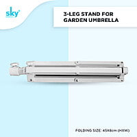 3-Leg Stand for Garden Umbrella (6pcs Pack)