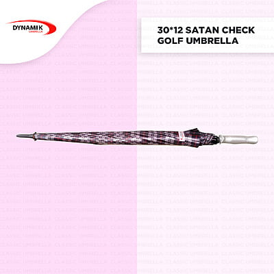 30inch Satan Checks Print Golf Umbrella | (Pack of 6pcs) | INR 230/piece