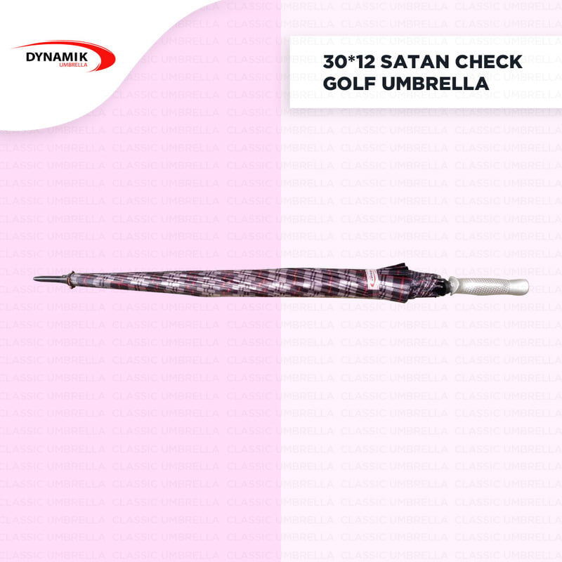 30inch Satan Checks Print Golf Umbrella | (Pack of 6pcs) | INR 230/piece 30inch Satan Checks Print Golf Umbrella | (Pack of 6pcs) | INR 230/piece