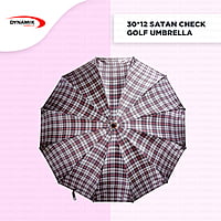 30inch Satan Checks Print Golf Umbrella | (Pack of 6pcs) | INR 230/piece