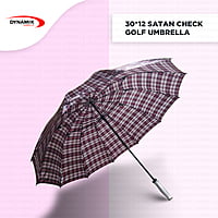 30inch Satan Checks Print Golf Umbrella | (Pack of 6pcs) | INR 230/piece