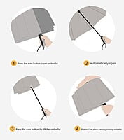 3FOLD AOC MONO SKY UMBRELLA  | (Pack of 12pcs) | INR 300/piece