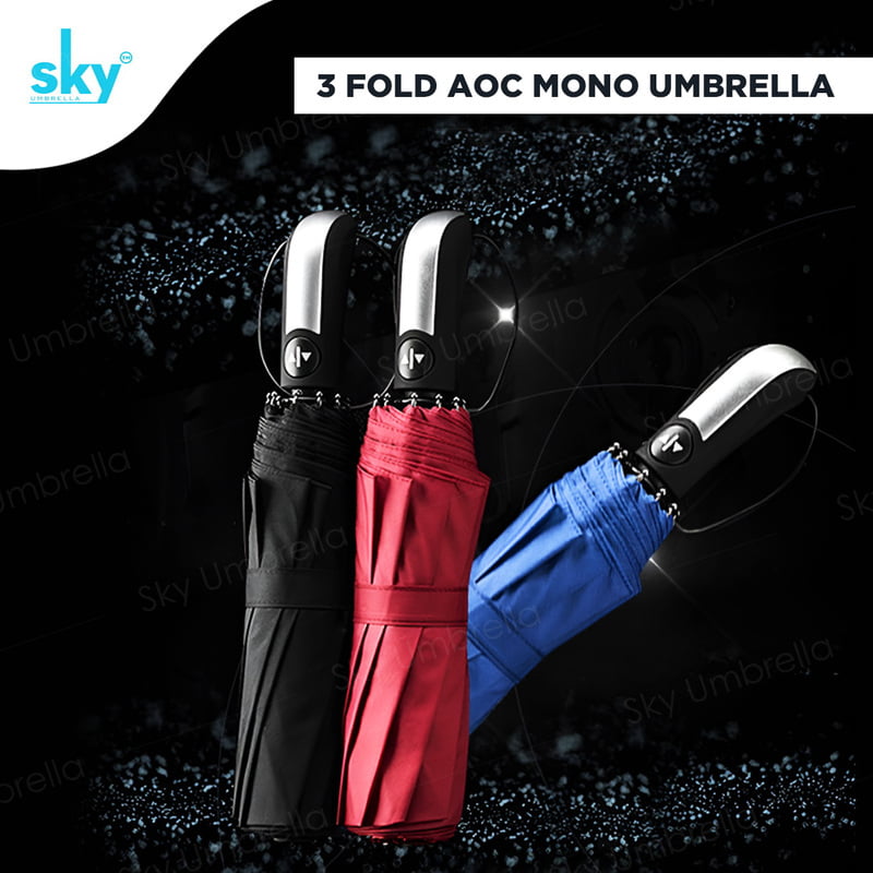 3FOLD AOC MONO SKY UMBRELLA  | (Pack of 12pcs) | INR 300/piece