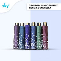 3Fold Inverted Jumbo Printed Umbrella | (Pack of 12pcs) | INR 250/piece