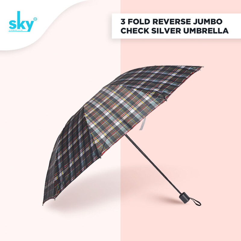 3Fold Jumbo Reverse Printed Umbrella | (Pack of 12pcs) | INR 250/piece