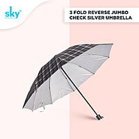 3Fold Jumbo Reverse Printed Umbrella | (Pack of 12pcs) | INR 250/piece