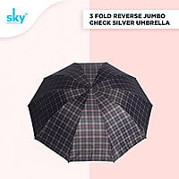 3Fold Jumbo Reverse Printed Umbrella | (Pack of 12pcs) | INR 250/piece