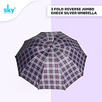 3Fold Jumbo Reverse Printed Umbrella | (Pack of 12pcs) | INR 250/piece