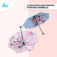 3fold Printed with Bag Umbrella | (Pack of 12pcs) | INR 390/piece