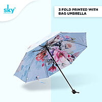 3fold Printed with Bag Umbrella | (Pack of 12pcs) | INR 390/piece