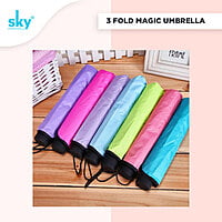 3Fold Magic Print Umbrella | (Pack of 6pcs) | INR 180/piece