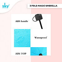 3Fold Magic Print Umbrella | (Pack of 6pcs) | INR 180/piece