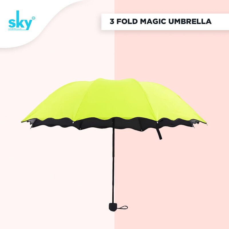 3Fold Magic Print Umbrella | (Pack of 6pcs) | INR 180/piece