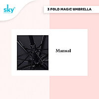 3Fold Magic Print Umbrella | (Pack of 6pcs) | INR 180/piece