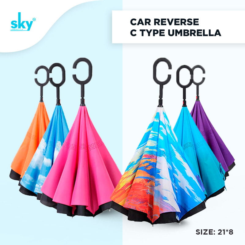 Car Reverse C Type Umbrella Car Reverse C Type Umbrella
