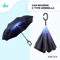 Car Reverse C Type Umbrella