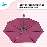 Center Pole Garden Parasol Umbrella