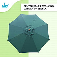 Center Pole Garden Parasol Umbrella