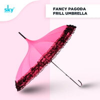 Fancy Pagoda Frill Umbrella