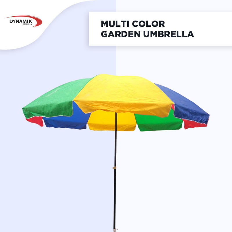 Multi Color Garden Outdoor Umbrella