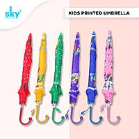 PRINTED KIDS UMBRELLA | (Pack of 6pcs) | 17inch - INR 100/piece