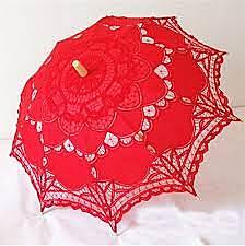 Vintage Lace  Cotton Umbrella