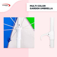 Multi Color Garden Outdoor Umbrella