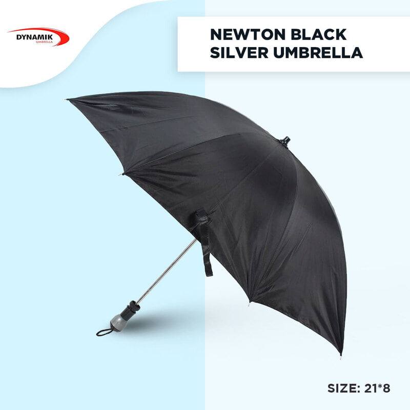 Tum Tum Black Silver Umbrella (12pcs Pack)