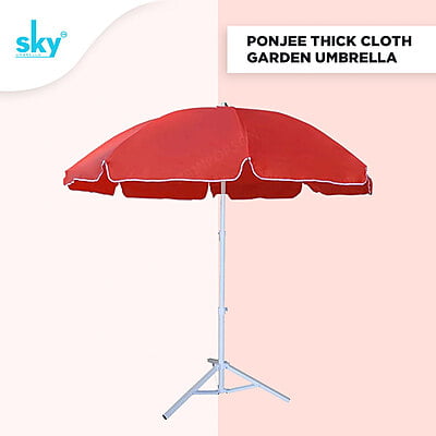 Ponjee Thick Cloth Windproof Garden Umbrella