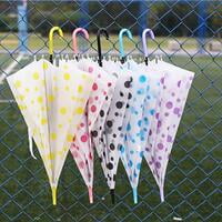 21inch PVC Polka Dot Umbrella | Pack of 6pcs