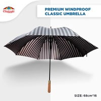 Premium Printed Windproof Classic Umbrella