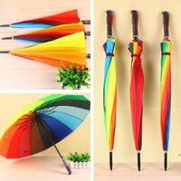 Rainbow Umbrella Automatic 16tar (Pack of 6pcs)