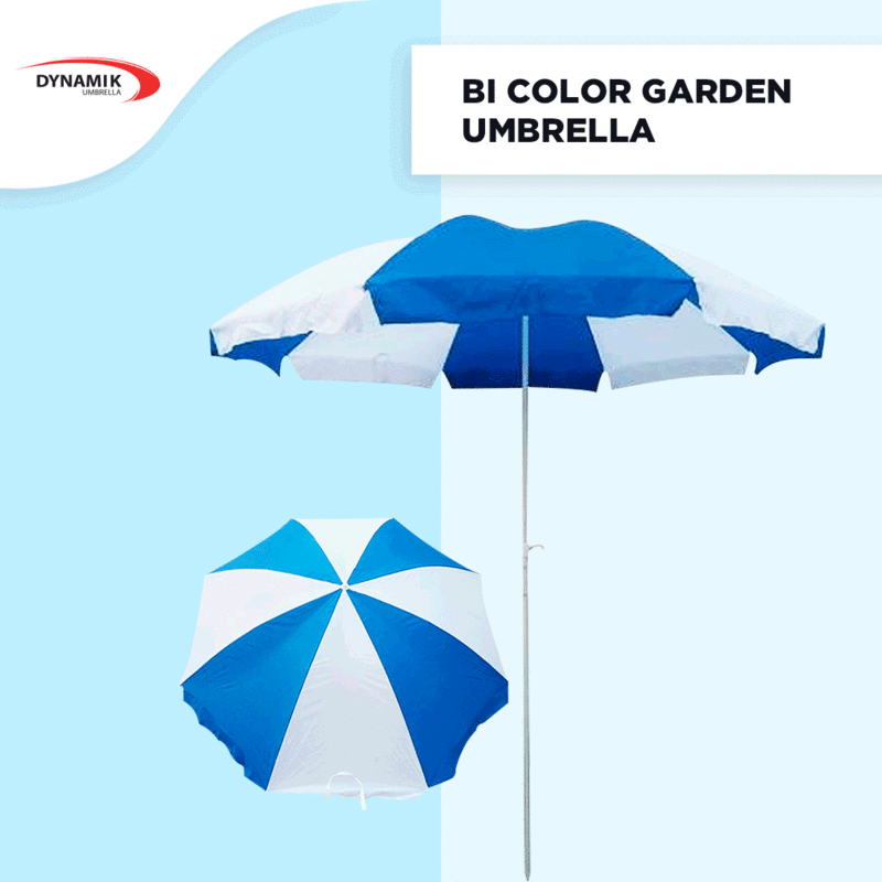 Bi Color Garden Outdoor Umbrella