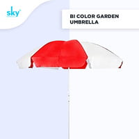 Bi Color Garden Outdoor Umbrella