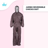 Reversible Rain Suit Checks Print